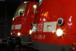 Frontenvergleich zwischen 110 415 und 111 156 im Aachener Hbf. 30.12.09