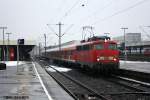 110 479 mit einem RE nach Nienburg am 29.1.2010 in Hannover HBF.