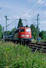 110-500-6 mit RB nach Bremen verlsst am 28.6.2010 Oldenburg