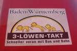 Das 3-LWEN-TAKT Wappen an der Stuttgarter 110 425-6 am 18.09.2010 in Aachen Rothe Erde.