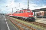 Am 03.10.2010 stand 110 500-6, in Hildesheim HBF, mit einer RB nach Braunschweig.