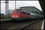 110 427 mit IC xxxx nach Kln Hbf in Duisburg Hbf am 27.11.2010