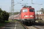 RE 10460 mit 110 470-2 in Herzogenrath am 11.04.11