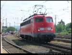 Eisenbahnparade DB Museum Koblenz: DB 110 300 (21.05.2011)