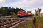 Am Anfang des B ist sie jetzt auf dem Weg zum nchsten Halt die 110 401-7. 27.8.2012