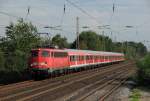 110 402-5 mit der RB 30528 (Kln Hbf - Wesel) in Dsseldorf-Eller-Sd am 10.09.2012