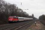 110 406-6 mit dem IC 131 (Kln Hbf - Emden Hbf) in Dsseldorf-Garath am 03.02.13