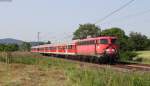 110 446-2 mit dem RE 19000 (Tbingen Hbf-Stuttgart Hbf) bei Nellmersbach 13.7.13