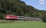 110 446-2 mit dem IC 187 (Stuttgart Hbf-Zrich HB) bei Sulz 17.8.13