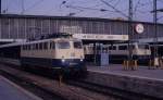 München HBF 12.6.1987: 110379 auf Gl. 25 um 19.05 Uhr