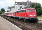 Ein Oldtimer 22.7.2011 aus Wunstorf. Ein Vertärker nach Haste am Hausbahnsteig.