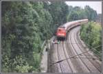 110 347 fhrt im Sommer 2005 mit einer Regionalbahn nach Rosenheim.
