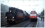 41241 iat am 19.10.1996 mit einem Sonderzug aus Köln in Remagen angekommen und kreuzt dort um 12.14 Uhr mit 110314.