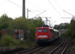 110 278-9 von der Centralbahn kommt mit einem Sonderzug  aus Aachen-Hbf nach Mönchengladbach-Hbf und kommt aus Richtung