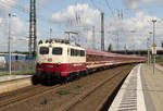 110 169 mit dem Wacken Metal Train aus Itzehoe-München in Hürth-Kalscheuren am 06.08.2017