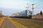 Centralbahn 110 278-9 und 110 383-7 mit dem Krokus Express am 03.03.18 bei Rodenbach (Main Kinzig Kreis) 