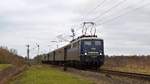 Centralbahn 110 278 und 110 383 (am Ende) mit ehemaligen SBB-Wagen der Gattung AB4, vermietet an Keolis Deutchland (Eurobahn), als RE 78 (93491) Bielefeld Hbf - Nienburg (Weser) bei Windheim am