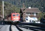 Mittenwaldbahn: 110-186 verlt Hochzirl QdK, 12.