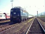 110 348 mit Sonderzug nach Leipzig zum Turnfest.