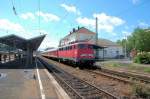 110 416 am 11.06.09 mit RB 37158 Donauwrth -> Aalen in Nrdlingen