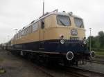 E10 1239 mit dem Rheingold im Bw Kln-Nippes.175 Jahre Deutsche Eisenbahn in Kln am 15.8.10.