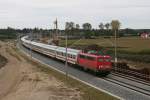 110 284 mit Wiesn Sonderzug am 02.10.2010 in Hattenhofen.