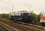 E10 121 bei einer Ausstellung im Bahnhof Remscheid-Lennep.