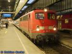 110 284 mit PbZ 2462 nach Karlsruhe Hbf - aufgenommen am 01.04.2011