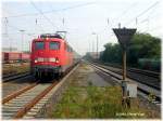 110 216-9 mit DZ 40854 Dortmund -Mnchen am 16.9.06 in Mannheim Friedrichsfeld.