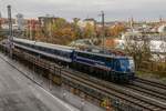 110 469-4 TRI mit neuer Beschriftung am NX Ersatzzug in Wuppertal, am 12.11.2018.