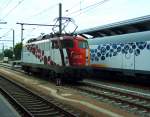 DB 110 329-0 in Erfurt Hbf; 09.08.2009