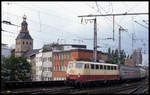 110490 erreicht mit einem E aus Koblenz am 13.08.1994 um 14.37 Uhr den HBF Köln.