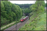 DB 110326 hat am 14.5.2006 um 9.30 Uhr mit dem Regionalzug nach Osnabrück den Lengericher Tunnel verlassen.