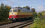 Lokomotive E10 1309 am 13.10.2021 in Witten an der Ruhr.