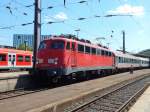 Meine erste 110er und die letzte 110er Bügelfalte ist die 110 491-8 der   Bahn Tourisik Express.