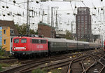 110 278 mit Centralbahn Sonderzug nach Lauenbrück in Köln Hbf am 07.10.2016
