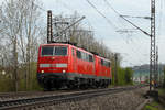 15.04.2018 Streckenabschnitt Uhingen 111 050-1 & 111 168-1