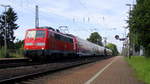 111 122 DB kommt die Kohlscheider-Rampe hoch aus Richtung Neuss,Herzogenrath mit dem RE4 aus Dortmund-Hbf nach Aachen-Hbf und fährt durch Kohlscheid in Richtung Richterich,Laurensberg,Aachen-West,Aachen-Schanz,Aachen-Hbf. 
Aufgenommen von Bahnsteig 1 in Kohlscheid.
Bei Sonnenschein und Wolken am Nachmittag vom 15.6.2018.