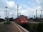 BR 111 111-1 vor RE 3 nach Hamm in Dortmund Hbf. Gleis 16 bei der
Abfahrt