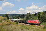 111 132-7 mit dem DPE 954 (Karlsruhe Hbf - Donaueschingen) bei Sommerau 26.8.19