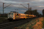 111 222 mit der Überführung einer brit. U Bahn bei Bornheim am 21.12.2019