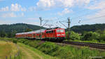  Am 20.07.2020 fuhr 111-100 als Leerpark von Wächtersbach nach Frankfurt.