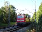 111 031 mit der RB6 nach München kurz vor Murnau.