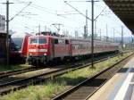 111 204 steht im Regensburger Hauptbahnhof! (14.08.2007)