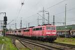 Nachschuss auf 111 035 als letzte Lok im Schrottzug nach Leverkusen Opladen.