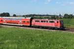 111 123 von München nach Ingolstadt am 8.8.25 bei Hebertshausen.