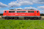 BR 111 137 mit dem Anmachspruch schlechthin. Der äusserliche Zustand schreckt eher ab.