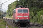 Am 13.06.2026 fuhr 111 189 durch Bassum Richtung Norden