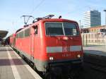 BR 111 111-1 vor RE 1 , Aachen - Hamm in Bochum Hbf.(20.10.2007)