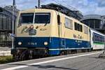 D-DB 111 174-9 (Elfriede) zog am 20.09.2026 ihren Sonderzug (TCS 21326) von L�beck Hbf (AL) nach K�ln Hbf (KK).